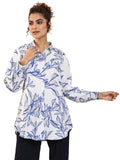 Libas Women'S Viscose Rayon Printed Regular Tunics (98174_Off White_Xxl)