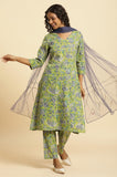 W For Woman Kurta, Straight Pant & Dupatta_23Auws10159-122805_L