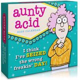 Aunty Acid 2026 Daily Desk Calendar: Boxed Page-a-Day Humor Calendar with Day-to-Day Sassy Sayings, Sarcastic Quotes & Snarky Wi