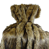 Plutus Brands Mountain Coyote Throw Pillow, 60 X 84, Light & Dark Brown