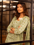 Libas Women'S Pure Cotton Kurta Set (400179O_Green_3Xl)