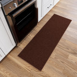 Ottomanson Hallway Runner Rug 1'10 x 6' Non Slip Solid Area Rugs Easy to Clean Laundry Rug Runner Durable & Pet Friendly Floor C