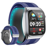 Yowow BIT Blood Pressure Smart Watch Air Pump Air Bag, Voice Broadcast, Data Sharing, 2.06 AMOLED Fitness Tracker, 24/7 Heart Ra