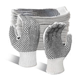 GSAFEME Safety Work Gloves 12 Pairs Cotton with Anti-Slip Grip Dots for Construction,Warehouse Lifting,House Moving