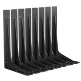NEODROP 16 Inch Heavy Duty Shelf Brackets, Premium Metal Wall Bracket for Mantel, Countertop Support, Garage Storage Shelves | H