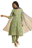 W for Woman Kurta, Straight Pant & Dupatta_23AUWS10159-122805_L