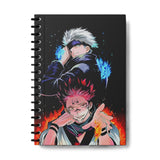 Zenithink Jujutsu Kaisen Anime Character Wiro Journal Notebook | 80 Gsm Paper With 350Gsm Hard Cover | Single Ruled | Pages 16