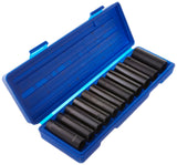 Cal Hawk Tools AISDCVB12M 1/2 Drive Deep Impact Metric Socket Set (12 Piece)
