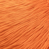 Qidkeo Faux Fur Fabric for Crafts, Gnomes, Animal Costumes, Cushions, Decorations Orange One Yard(36x63inch)