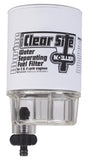 Moeller Clear Site Water Separating Fuel Filter System Replacement Filter and Water Collecting Bowl
