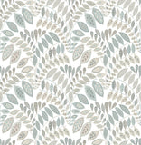 NuWallpaper NUS3260 Gustavus Peel & Stick Wallpaper, Blue