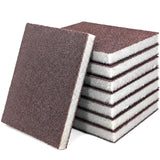 8 Pack Carborundum Scouring Sponge Pads, Magic High Density Cleaning Sponge