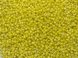 Seed Beads Size:11/0 50 gr / 1.76 oz (Yellow Opaque Iridescent)