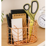 OWT Metal Desk Organizer Stationery storage | Pen Stand for Study Table | Stylish Penstand organiser | Pencil Stand Office & hom