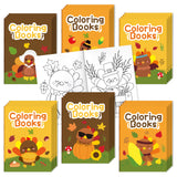 ANGOLIO Thanksgiving Turkey Coloring Books Bulks - 24Pcs Thanksgiving Coloring Books for kids Pumpkin Animals Fall DIY Color-in