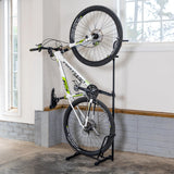 CycleStand Pro Vertical Bike Floor Stand, Indoor Bicycle Rack for Garage, Upright Bike Mount Storage, Holds MTB, Road, and Ebike