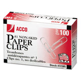 ACCO A7072385G CLIP,NONSKD,#1,1M/PK