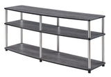 Convenience Concepts Designs2Go 3 Tier 60 TV Stand, Weathered Gray