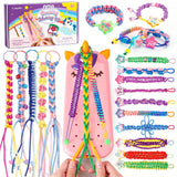 Caydo Bracelet Maker, Unicorn Friendship Bracelet Making Kit for Girls 8-12 Years Old Birthday Christmas Gifts, 2 in 1 Bracelet