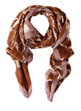 Icw WomenS CrossBorder Printed Cotton Scarf Stoles Shawl Dn108 (Brown)