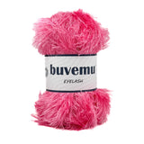 Buvemu Eyelash Fun Fur Yarn 100 Gram (3.53 Ounces) 175 Yards (160 Meters) (Candy Pink)