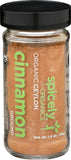 Spicely Organic Cinnamon Ground Ceylon 1.4 Oz Certified Gluten Free