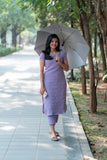 Gosriki Women'S Rayon Viscose Straight Solid Kurta With Pant (Kurai Purple-Gs_S_Purple_Small),Purple,,B0F13YXYG8