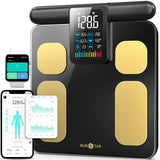 RunSTAR Scale for Body Weight and Fat Percentage, 8 Electrodes High Precision Digital Scale for BMI 20 Body Composition Measurem