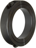 Climax Metals 2C300 Black Oxide Plated Steel TwoPiece Clamping Collar, 3 Bore Size, 41/4 Outside Diameter, 3/824 x 11/4