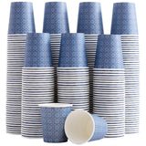 Clawsoff 300 Pack 5oz Paper Cups, Disposable Bathroom Cups, Navy Floral Small Mouthwash Cups 5 OZ for Barth, Parties, Picnics, B