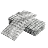 JAVOUKA 10 Pack 6x12 inch Truss Mending Plate with 8mm Nail Teeth, Galvanized Steel Flat Mending Plates Repair Pronged Truss Men