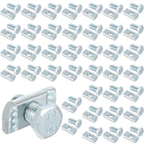 40 Pcs Channel Nut and 1/2 x 15/16 Bolt for All 1-5/8 Strut Channel, Galvanized Plating Steel Screws for Use in Construction, In