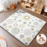 Foldable Baby Play Mat, PIGLOG Waterproof Playmats for Babies and Toddlers Kids, Safe Foam Playmat for Tummy Time, 50x50 Playpen