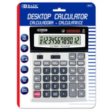 BAZIC 12Digit Desktop Calculator with Profit Calculation & Tax Functions (3011)