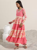 Libas Women'S Cotton Kurta Set (400366 Peach L
