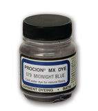 Jacquard Procion Mx Dye Undisputed King of Tie Dye Powder Midnight Blue 2/3 Oz Cold Water Fiber Reactive Dye Made in USA