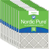 Nordic Pure 12x18x1 (11 1/2 x 17 1/2 x 3/4) Pleated MERV 13 Air Filters 12 Pack