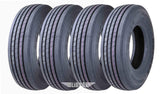 ZEEMAX Set of 4 All Steel ST235/80R16 14PR RV Trailer Tires Load Range G
