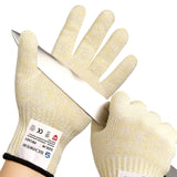 Schwer 2 Pairs SlicePro ANSI A9 Cut Resistant Gloves PR1501, Food Grade Reliable Cutting Glove, Mandoline Gloves for Kitchen Mea