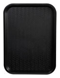 Winco 10 x 14 Fast Food/Cafeteria Tray, Black