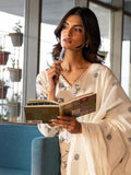 Libas Women'S Cotton Kurta Set (99047O_Off White_L)