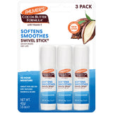 Palmers Cocoa Butter Formula Moisturizing Swivel Stick With Vitamin E Lip Balm For Beach Bag Face & Body Moisturizer Stick Ideal For Treating Dry Skin Patches (Pack Of 3) -Like New