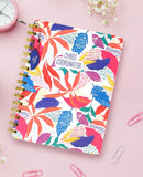 Doodle Hard Bound Spiral Notebook Diary With Bookmark Dangler And Sticker Pages I B5 I Undated I 160 Ruled Pages I 80 Gsm (Chaos