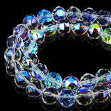 DIQIO 10mm Sparkle Faceted Round Crystal Beads (57-60pcs Crystal Paradise)
