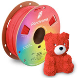 Polymaker Panchroma Satin PLA Filament, Satin Red 1.75mm 3D Printing Filament, 3D Printer PLA Filament, Fit Most FDM 3D Printers