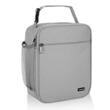 Lovoeo Lunch box Lunch bag for men women Insulated Lunchbox Lunch bags for Work Picnic Travel (Light grey)