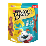 Purina Beggin Flavor Stix and Strips with Bacon and Peanut Butter Flavor Treats for Dogs - 40 oz. Pouch