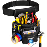 Tool Belt,Magnetic Tool Pouch,14-Pockets Tool Belts for Men,Detachable & Adjustable Tool Pouch belt for Electrician,Carpenter,Co