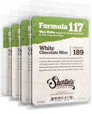 Shortie's Candle Company White Chocolate Mint Wax Melts Bulk Pack - Formula 117-4 Highly Scented 3 Oz. Bars (12 Oz. Total) - Mad