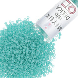 Miyuki Delica Seed Beads - Size 11/0 (1.6 mm), DB1136, Opaque Sea Opal, 7.2 g, Approx. 1440 Beads, Made in Japan
